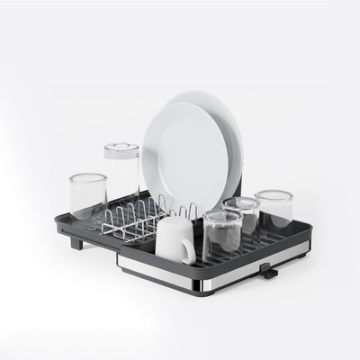 comprare Spazio di risparmio di acciaio cucina piattaforma per piatti per l'organizzazione e lo stoccaggio della cucina fabbricazione online