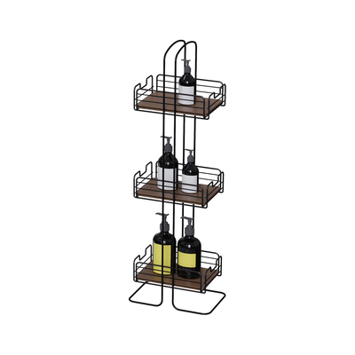 comprare Organizzatore di bagno in piedi Multifunzione Rack a filo di ferro Acciaio inossidabile Shower Caddy fabbricazione online