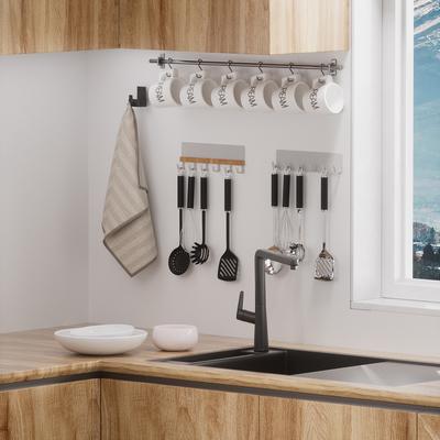 comprare Nessuna trivellazione necessaria Agganci di attrazione magnetica per il montaggio a parete Organizza la tua cucina fabbricazione online