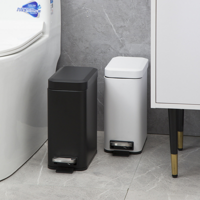 comprare Tipo di copertura a rotolamento tipo di cestino a pedali bagno 5L cestino a piedi fabbricazione online