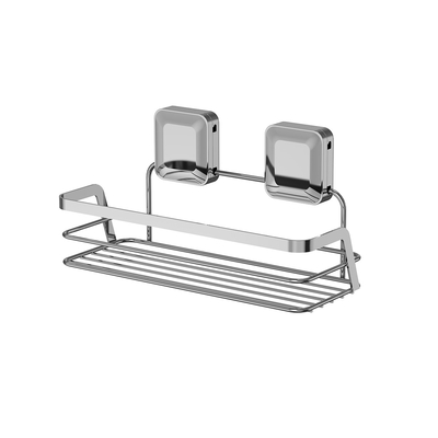 comprare Bagno a livello singolo doccia Caddy Parete montata con tazza di aspirazione e staffa di filo di ferro fabbricazione online