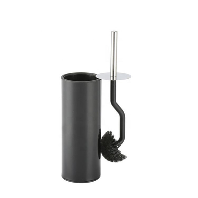 comprare Spazzola per la pulizia del bagno a curva argento con porta in acciaio inossidabile OEM accettabile fabbricazione online