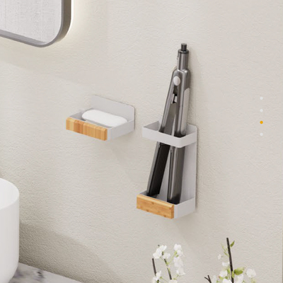 comprare Non perforare bagno doccia con vassoio di sapone Cromo Finitura 100 * 79 * 50mm Dimensione fabbricazione online
