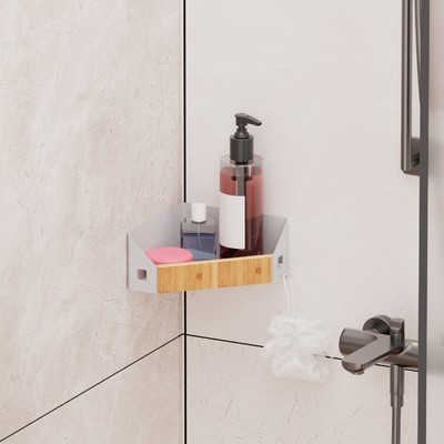 comprare Organizzatore di bagno per casalinghi, porta doccia in angolo fabbricazione online