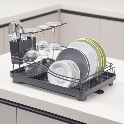 comprare Acciaio Regolabile Cucina Piatto Drainer Rack Per Asciugatura Piatti Colore personalizzato fabbricazione online