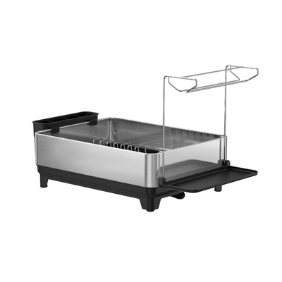comprare Rack per l'essiccazione dei piatti in acciaio inossidabile ripiegabile per cucine compatte fabbricazione online