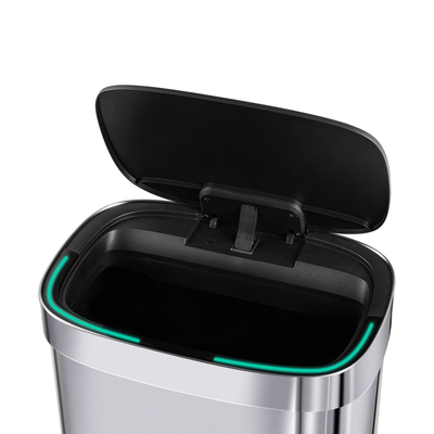 comprare Rectangle Domestico Smart Sensor Bin Induzione Tipo Cestino automatico fabbricazione online