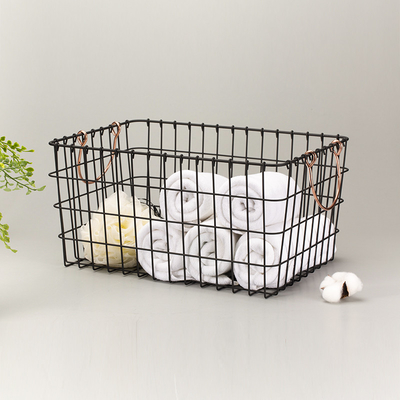 comprare organizzatore di paniere di filo di ferro per bagno per uso domestico fabbricazione online