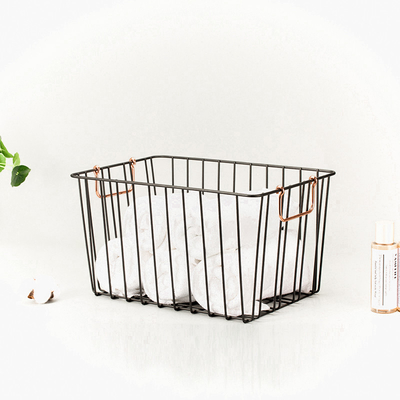 comprare organizzatore di cestini multifunzionale bagno organizzatore di cassetti per la casa Cestino in metallo con maniglia per oggetti di vario tipo fabbricazione online