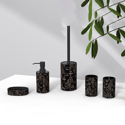comprare Bagno rotondo composto di accessori combinazione perfetta per bagni moderni fabbricazione online