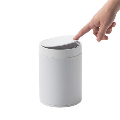 comprare Premere Aprire 1.5L Desktop in acciaio inossidabile Mini cestino per rifiuti di ufficio e casa fabbricazione online