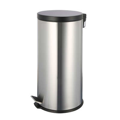 comprare Copertura di rullaggio Pedale struttura cestino in acciaio inossidabile 3L / 5L / 8L / 12L / 20L / 30L SS Rondo può per la gestione facile dei rifiuti fabbricazione online