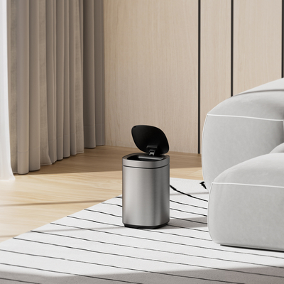 comprare 20L Satin in acciaio inossidabile Smart Sensor Bin Automatic Touchless Household Motion Sensor Scartino con tecnologia sensore fabbricazione online