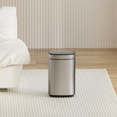 comprare Copertura di rotolamento Tipo 20L Cisterna di sensori intelligenti in acciaio inossidabile per uso domestico con sensore di movimento senza contatto e design di grande capacità fabbricazione online