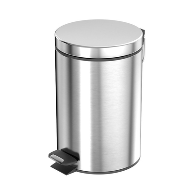 comprare Cisterne per rifiuti per cucina per uso domestico sostenibile 3L/5L/12L/20L/30L Cisterna di acciaio inossidabile in piedi con chiusura morbida e pedale a piedi fabbricazione online