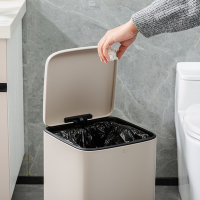 comprare Serie Rectangle Defender Cestino morbido Chiudi bagno in acciaio inossidabile fabbricazione online