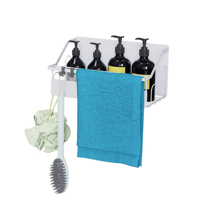 comprare Casaleria Magnetico Attrazione Reggiseno doccia con porta asciugamani senza perforazione Organizzatore bagno montato a parete fabbricazione online