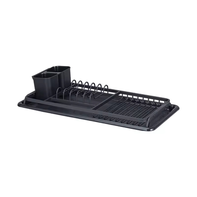 comprare Home base anti ruggine portapiatti in alluminio con tavola di drenaggio e porta utensili fabbricazione online