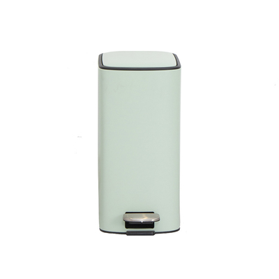 comprare Acciaio inossidabile 11.5L Soft Close Square Pedal Trash Bin per soggiorno e ufficio materiale sostenibile fabbricazione online