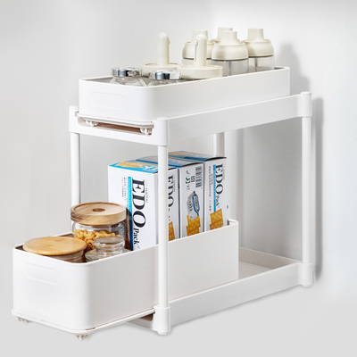 comprare Comodo e pratico Organizzatore da cucina multifunzione 1 kg quantità 2 contenitori fabbricazione online