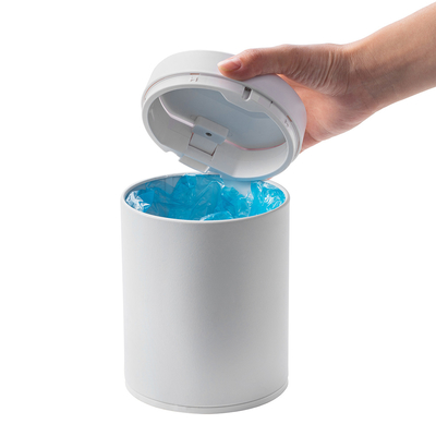 3L in acciaio inossidabile Desktop Mini Cestino Con Pressa Aperto Selezione di spazio della stanza di supporto