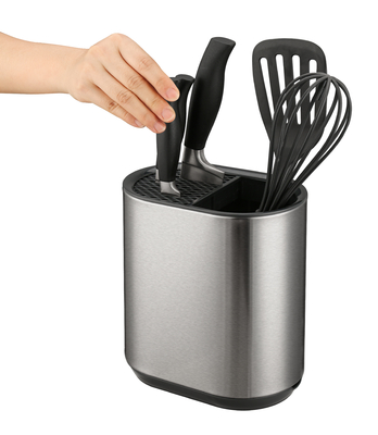 Sostenibile Acciaio Cucina Lavabo Caddy Organizzatore Con Coltello Blocco E Portante