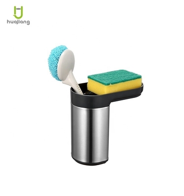 Organizzatore multifunzione del lavandino Caddy, lavandino auto-drainante della cucina pulito con aspirazione