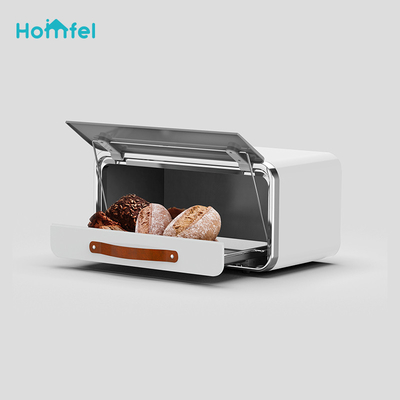 Contenitore per il pane per uso domestico con cassetto, scatola di pane in acciaio inossidabile