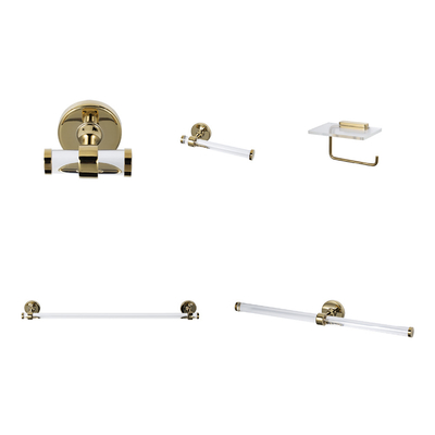 5 pezzi accessori per bagno set per bagno montato a parete