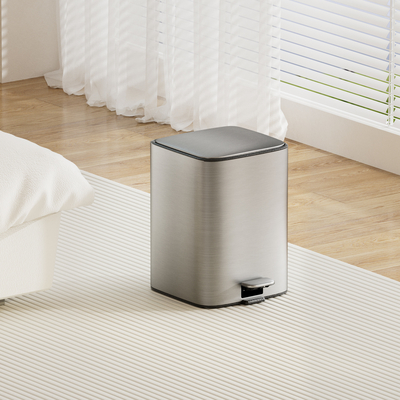 OEM accettato 18L Rolling Cover Tipo Stainless Steel Cestino per contenitori per rifiuti domestici
