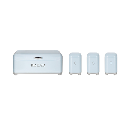 Metallico contenitore di pane Set Crown serie organizzatore da cucina per la conservazione di alimenti multifunzionale di pane tè caffè