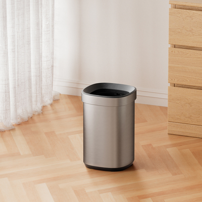 Acciaio inossidabile 20L Cassa dei rifiuti domestici Durabile e elegante per l'organizzazione domestica