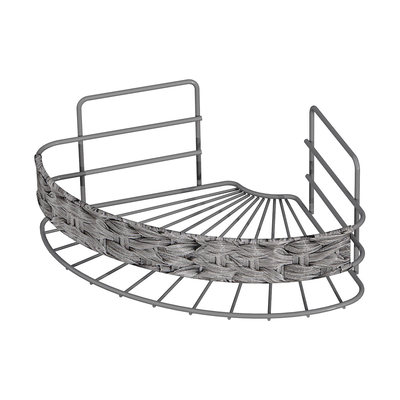 Non per la trivellazione Muro bagno montato portaposti CASTELLO IN LEGNO WIRE ORGANIZATORE PS Box Caddy doccia