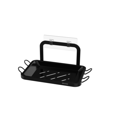 Organizzatore del bagno Tazza di aspirazione Rack di filo di ferro Acciaio inossidabile Senza perforazione Montato a parete doccia Caddy Sapone