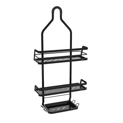 Organizzatore di bagno elegante appeso Rack a filo di ferro Acciaio inossidabile Muro montato Rubinetto Doccia Caddy