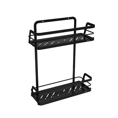 Organizzatore di bagno in metallo Tazza di aspirazione Rack di filo di ferro Acciaio inossidabile Senza trivellazione