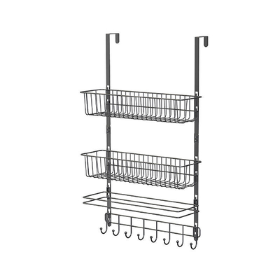 Over Door Hook Metal Wire Basket Bagno smontaggio Over Door Hook appendiabiti