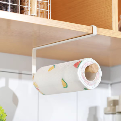 Organizzatore di cucina Portatore di carta da cucina in metallo Armadio Portatore di tessuti Portatore di asciugamani di carta
