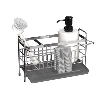 Spazzola da cucina Reggiseno per i piatti Multifunzione Scavo Scavo Spugna Porta piatti Organizzatore del lavandino