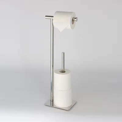 Casalinghi in stile nordico Gran taglia ripiano di stoccaggio a piedi Tissue Paper Roll Organizer Toilet Paper Holder