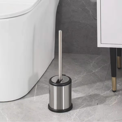 Esperienza di pulizia del bagno senza problemi con spazzola igienica economica in acciaio inossidabile e portabagno automatico
