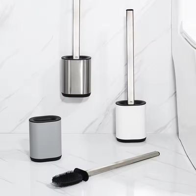 TPR 2.0 Acciaio inossidabile Toilet Cleaning Brush And Holder Set Design moderno