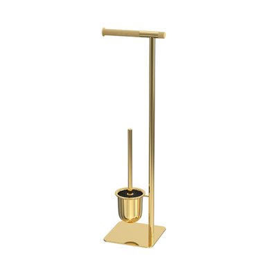 Accessori professionali per il bagno stile design moderno in acciaio inossidabile porta spazzolini per la toilette e porta carta
