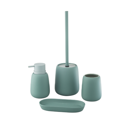 Accessori da bagno in ceramica di stile Set Dispensatore di schiuma Dispensatore di sapone Porta spazzolino