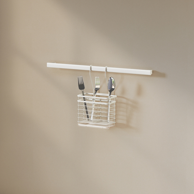 Contenitore per posate per cucina per cucina montata a parete