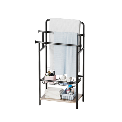 Scatola di asciugamani multifunzione per la casa Organizzatore di asciugamani per il bagno Scatola di coperte per il bagno con cestino di stoccaggio