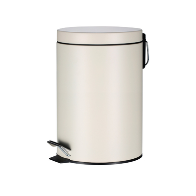 Copertura di rotolamento Tipo 3L/5L/8L/12L/20L/30L SS Cestino rotondo per la spazzatura a pedale Cestino di spazzatura in acciaio inossidabile per la casa